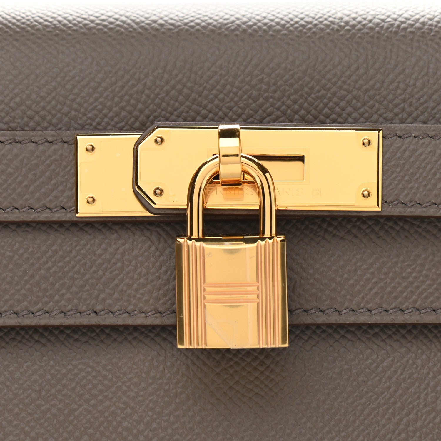 Hermes Epsom Kelly Sellier 28 Etain 8 of 11