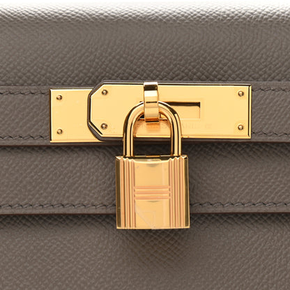 Hermes Epsom Kelly Sellier 28 Etain 8 of 11