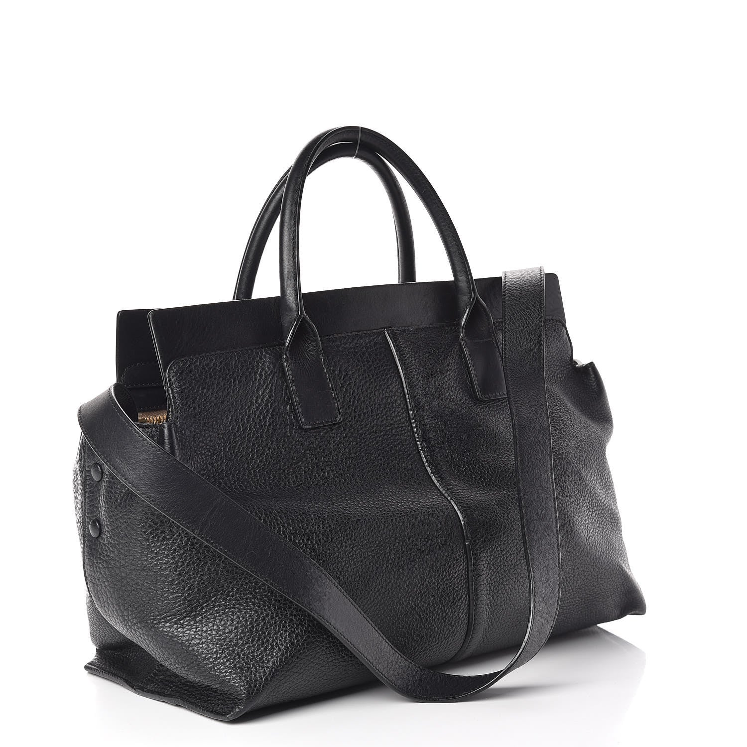 Chloe Grained Calfskin Medium Cate Satchel Black 3 of 17