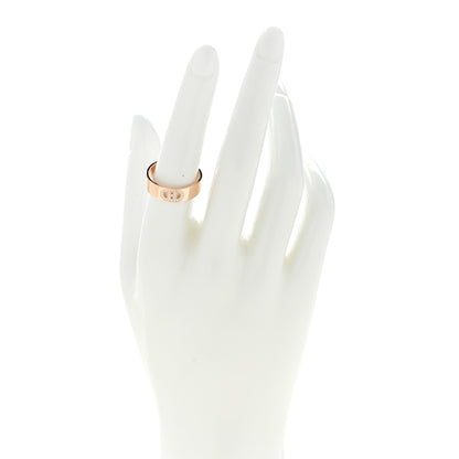 Hermes 18K Rose Gold Diamond PM H D'Ancre Ring 55 7.25 2 of 5