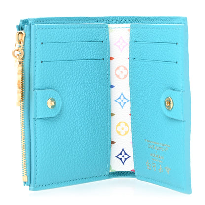 Louis Vuitton X TM Empreinte Monogram Lisa Wallet Kabira Blue 5 of 7