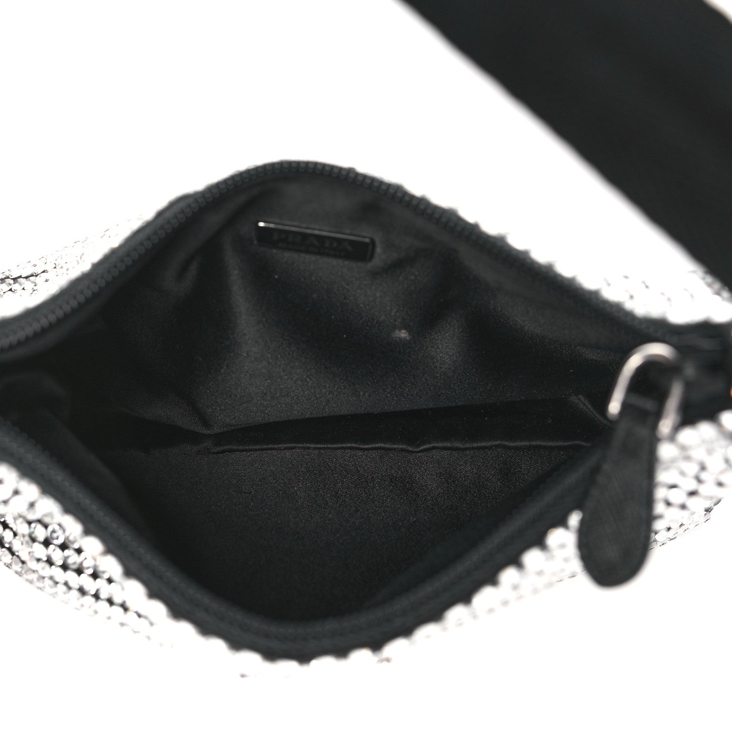 Prada Satin Crystal Mini Re-Edition 2000 Bag Cristal 5 of 9
