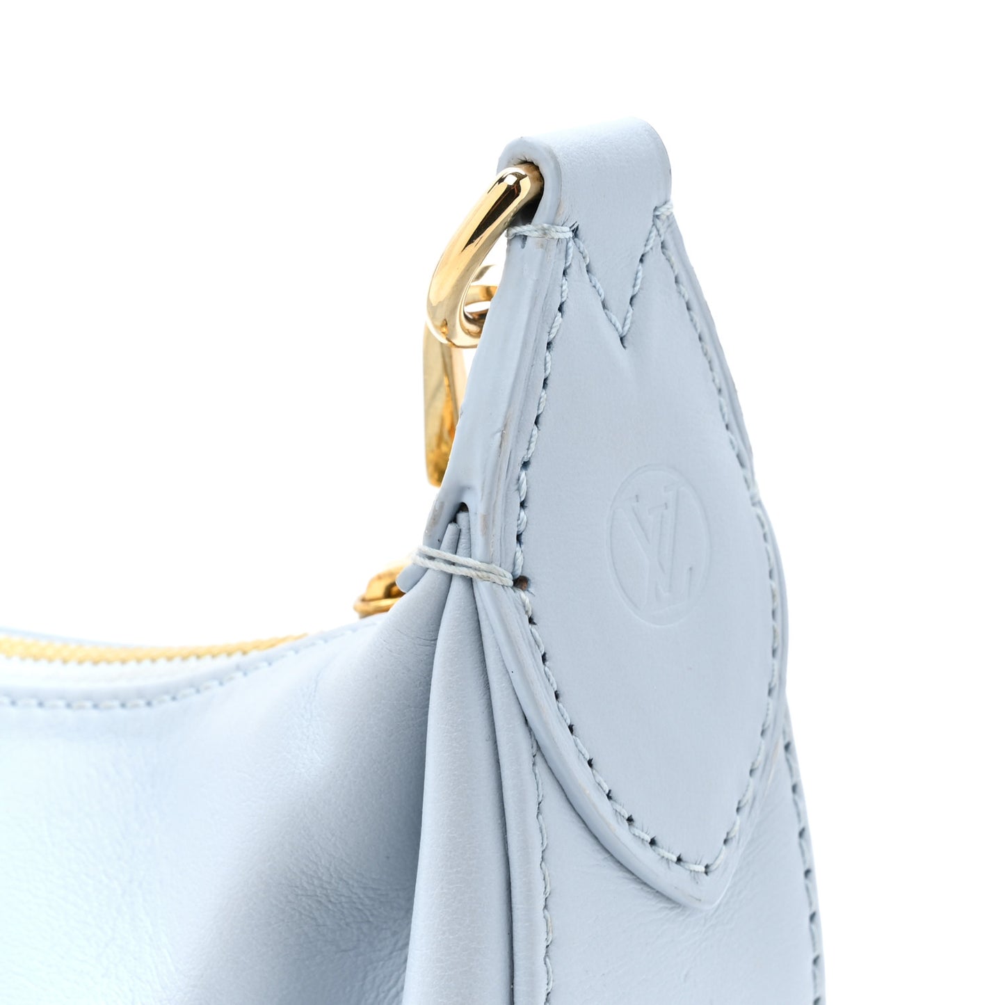 Calfskin Bubblegram Over The Moon Ice Blue