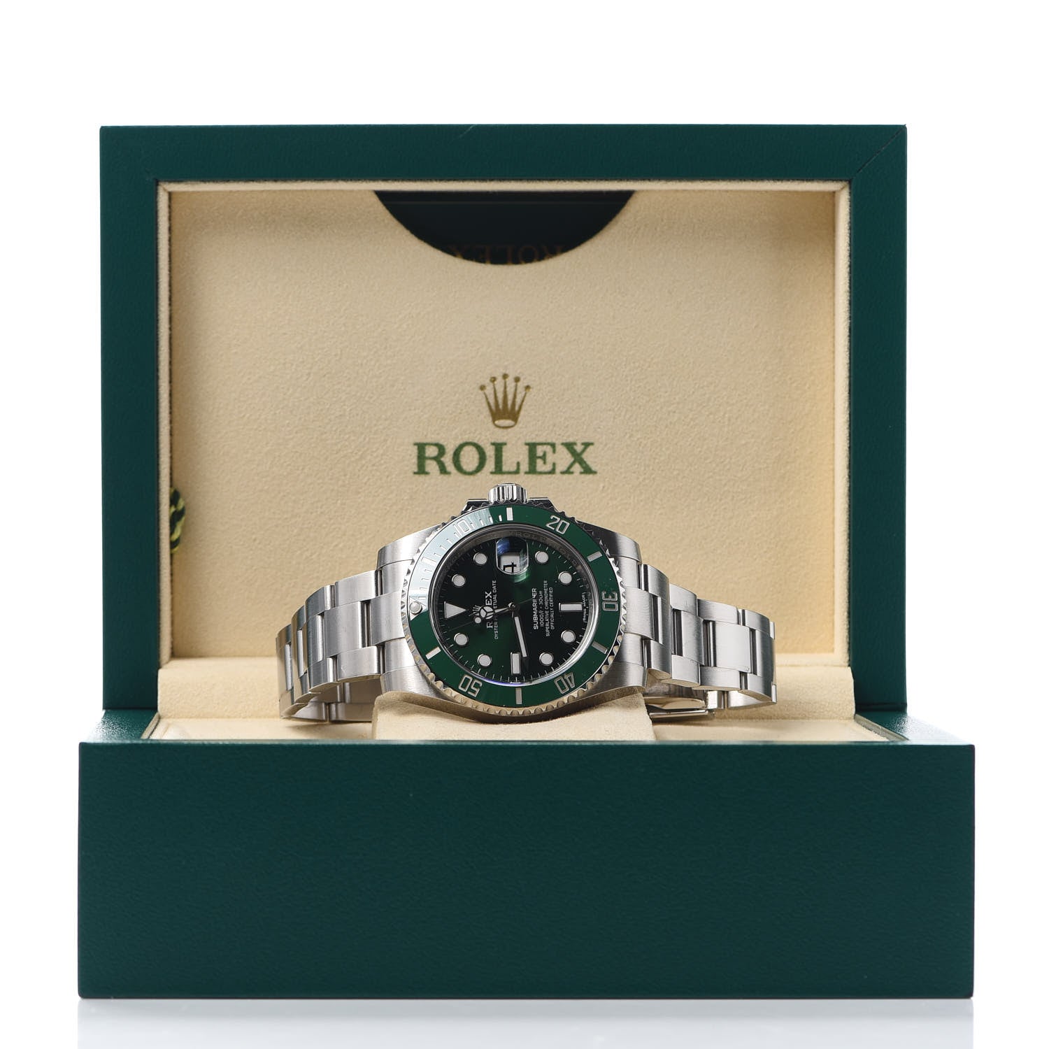 Rolex Stainless Steel 40mm Oyster Perpetual Submariner Date Hulk Watch Green 116610LV 6 of 6