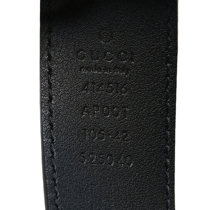 Gucci Moon Calfskin Double G 30mm Belt 105 42 Black 3 of 5