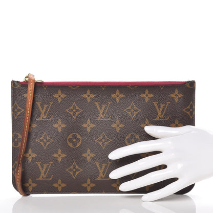Louis Vuitton Monogram Neverfull MM GM Pochette Pivoine 2 of 11