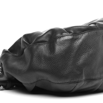Gucci Pebbled Calfskin Medium Icon Bit Shoulder Bag Black 8 of 9
