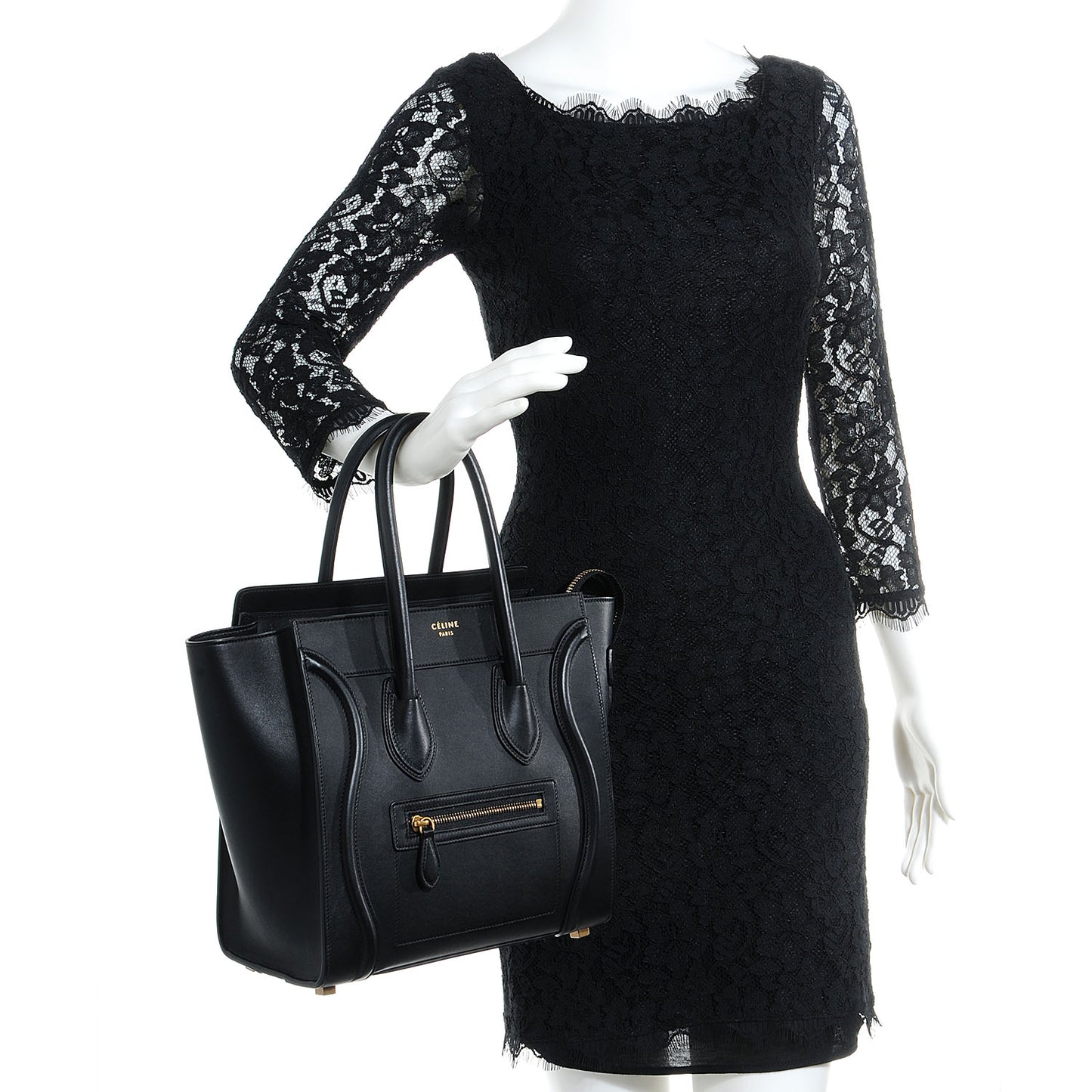 Smooth Calfskin Micro Luggage Black