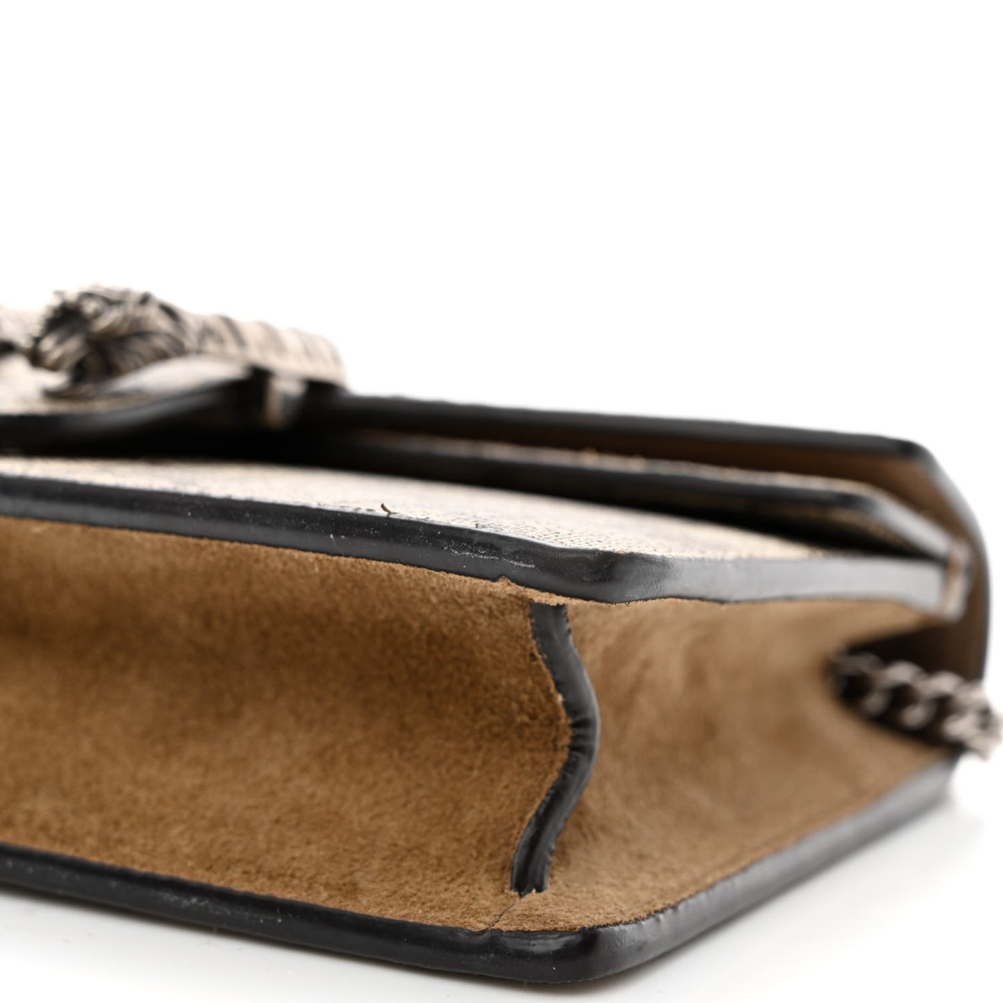 GG Supreme Monogram Super Mini Dionysus Shoulder Bag Taupe