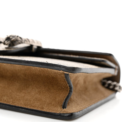 Gucci GG Supreme Monogram Super Mini Dionysus Shoulder Bag Taupe 9 of 11