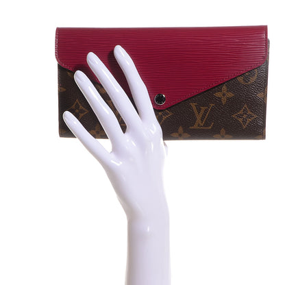 Louis Vuitton Monogram Epi Marie-Lou Long Wallet Fuchsia 2 of 7