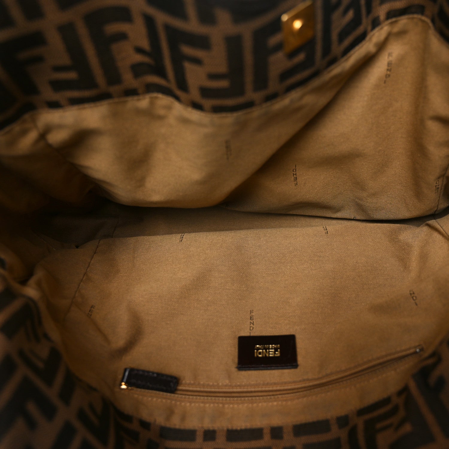 Fendi Zucca Large Chef Tote Tobacco 5 of 12