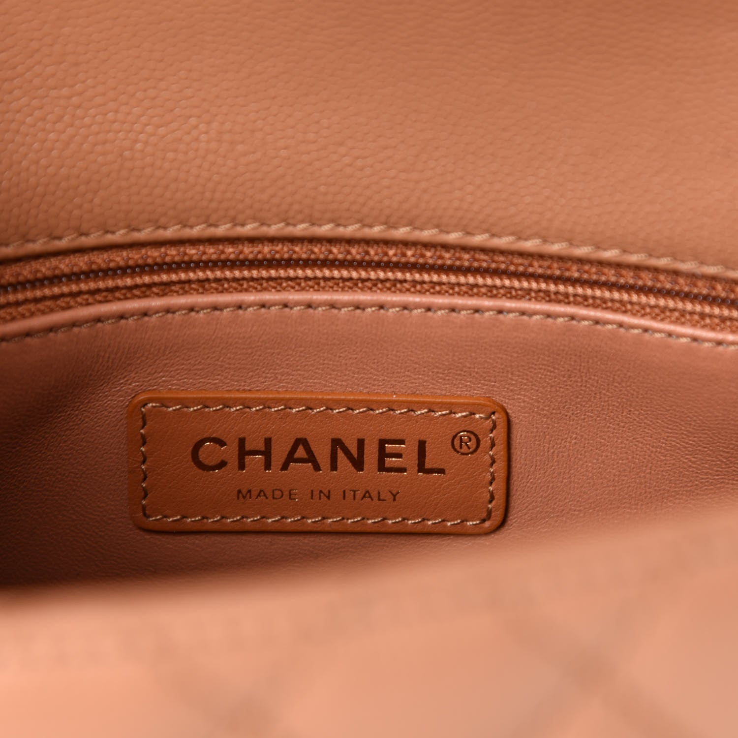 Chanel Caviar Quilted Mini Coco Handle Flap Brown 8 of 11