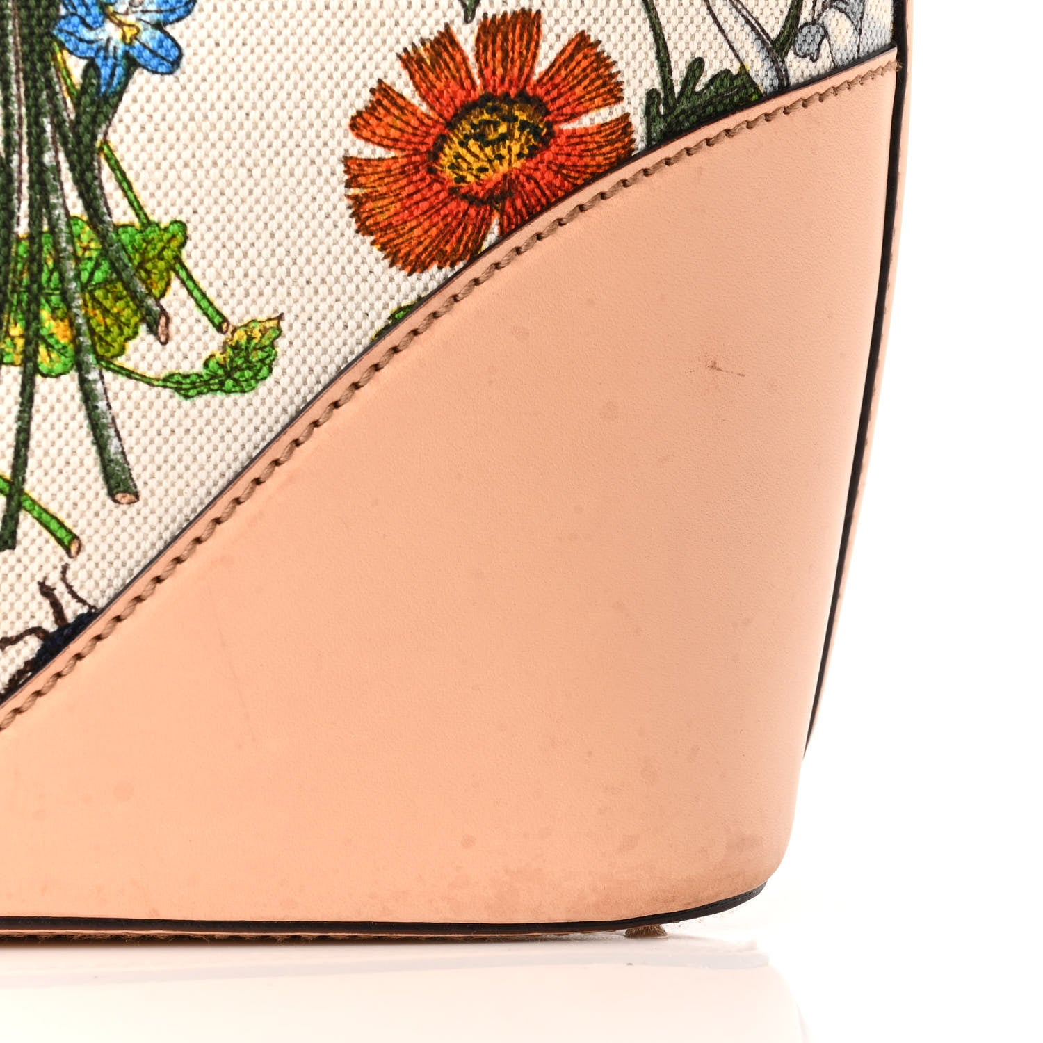 Gucci Canvas Floral Flora Medium Hasler Tote 13 of 14