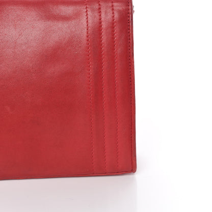 Chanel Lambskin CC Envelope Single Flap Red 20 of 25