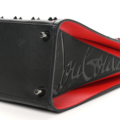 Christian Louboutin Calfskin Spikes Loubinthesky Medium Paloma Black 10 of 11
