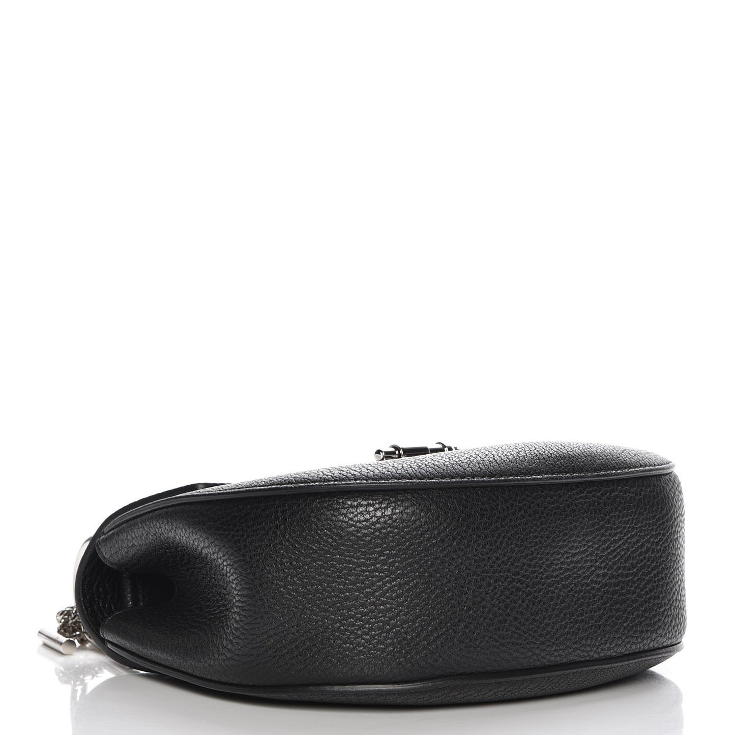 Grained Lambskin Mini Drew Shoulder Bag Black