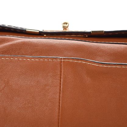 Chloe Sheepskin Large Marcie Lock Satchel Armagnac 10 of 11