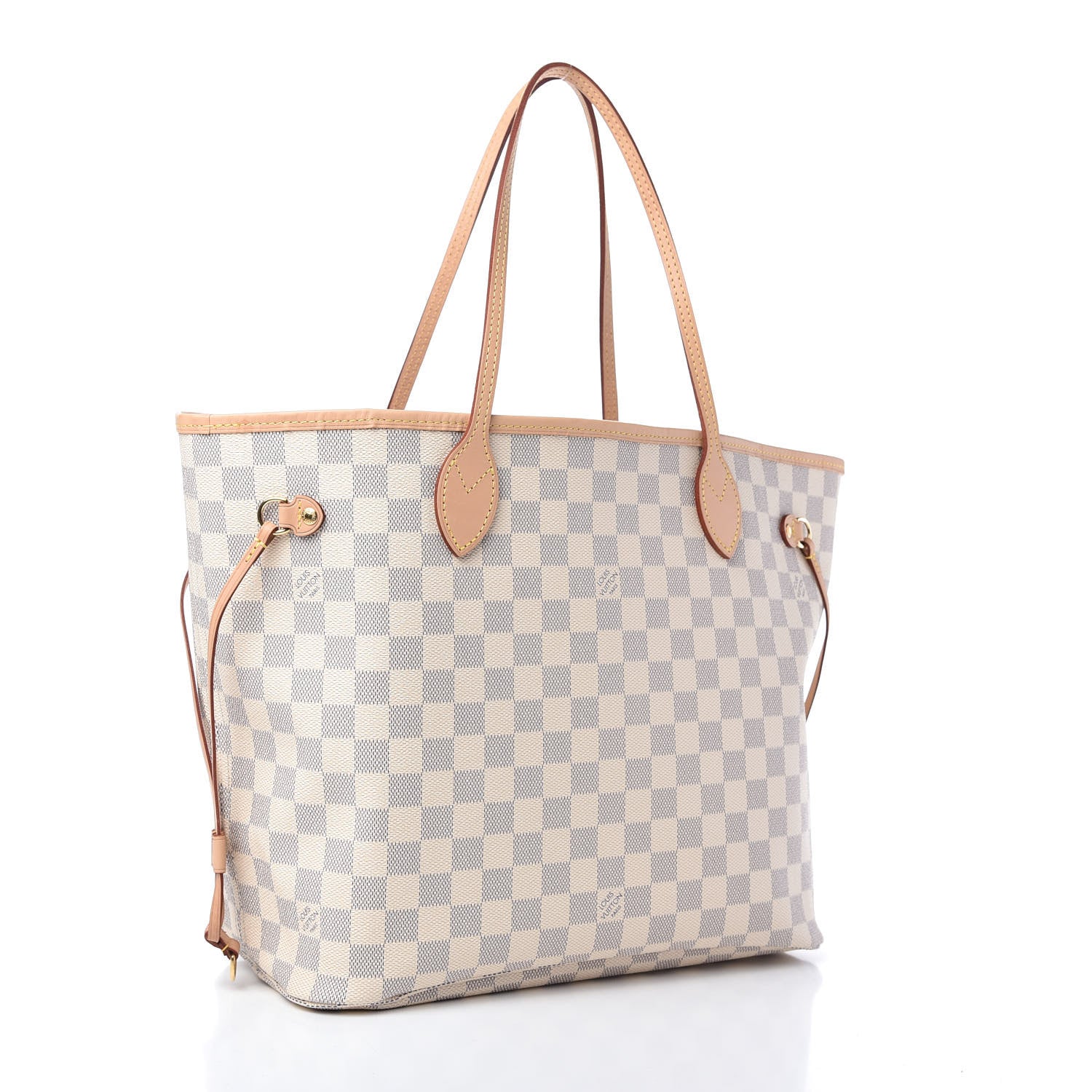 Louis Vuitton Damier Azur Neo Neverfull MM Rose Ballerine 3 of 11