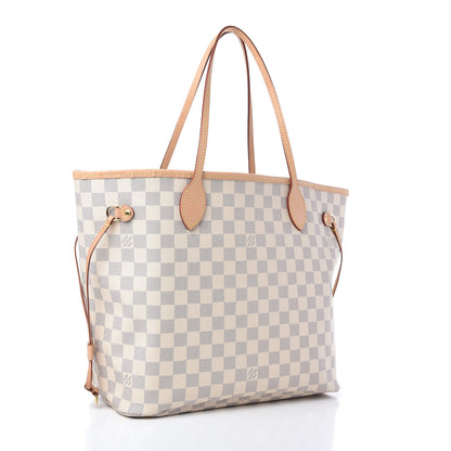 Louis Vuitton Damier Azur Neo Neverfull MM Rose Ballerine 3 of 11