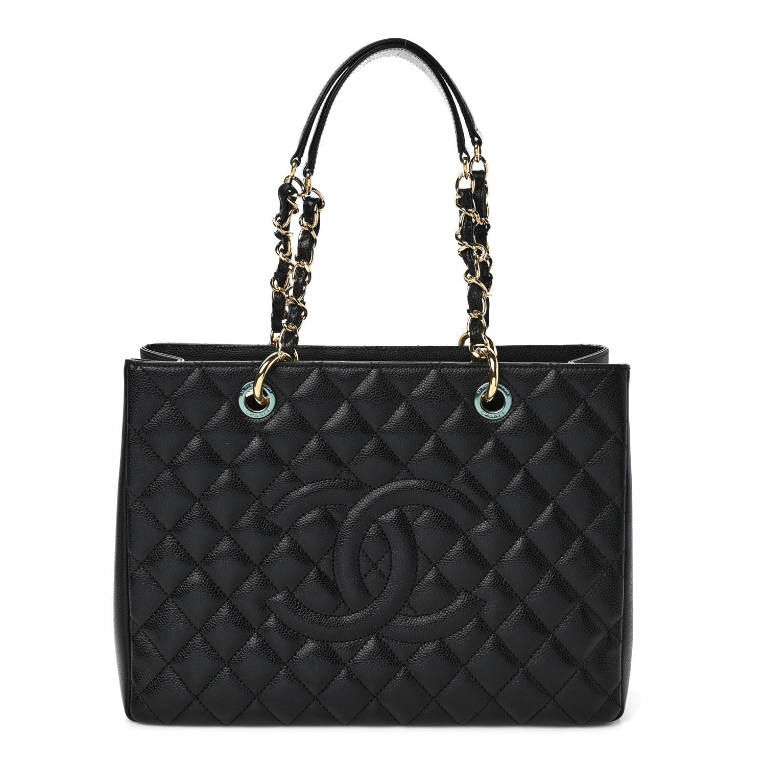Chanel Caviar Quilted Grand Shopping Tote GST Black 1 of 7