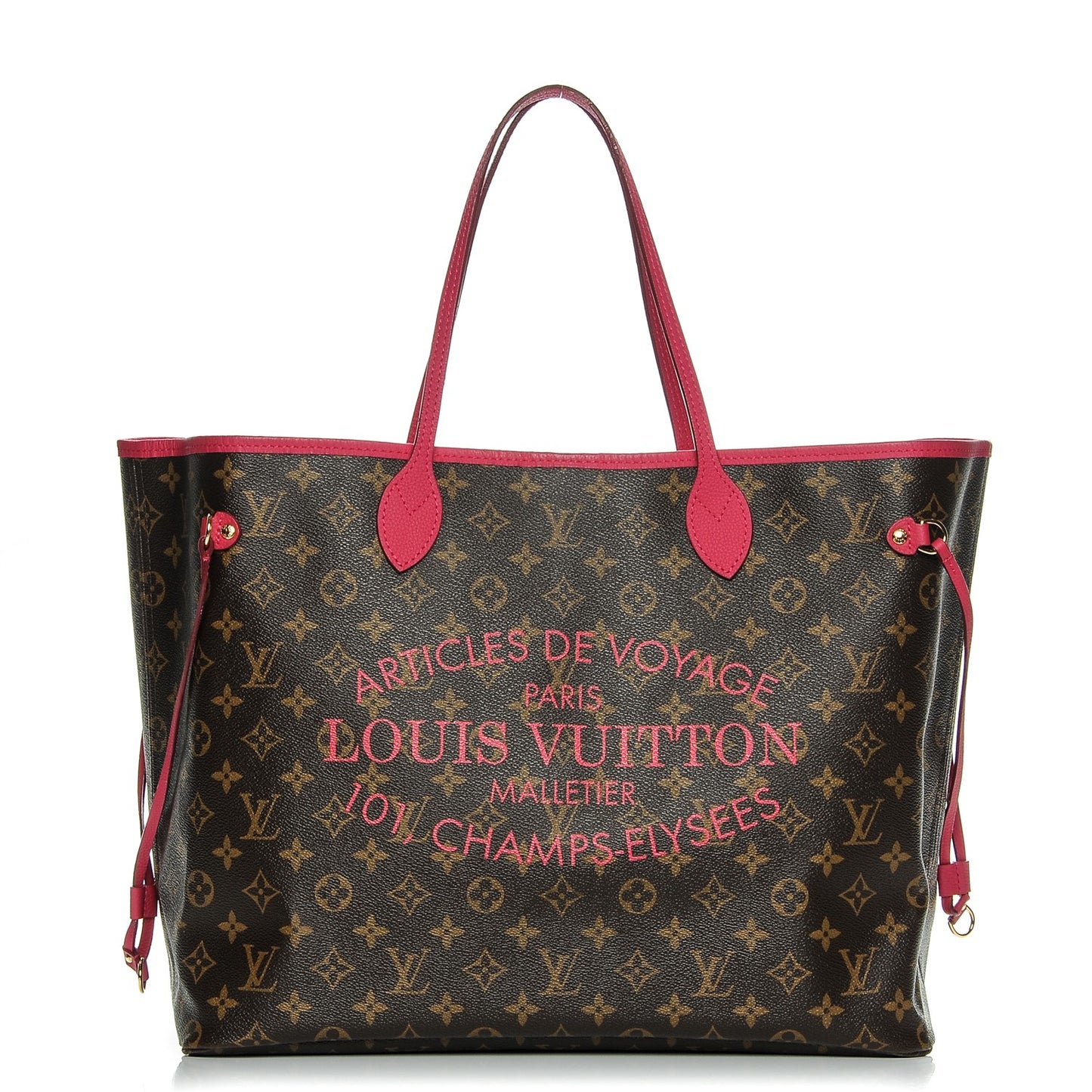 Monogram Articles de Voyage Ikat Neverfull GM Rose Indien
