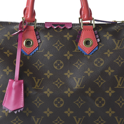 Louis Vuitton Monogram Totem Speedy 30 Flamingo 9 of 10