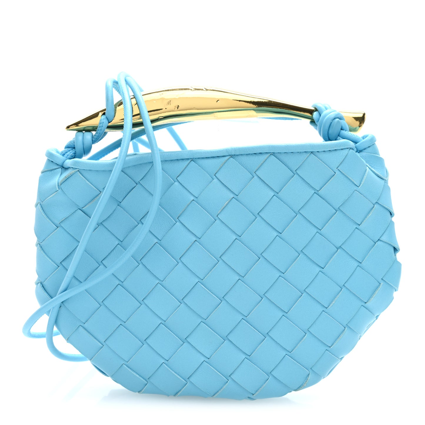 Nappa Intrecciato Mini Sardine Bag Turquoise