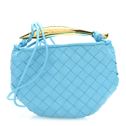 Bottega Veneta Nappa Intrecciato Mini Sardine Bag Turquoise 1 of 9