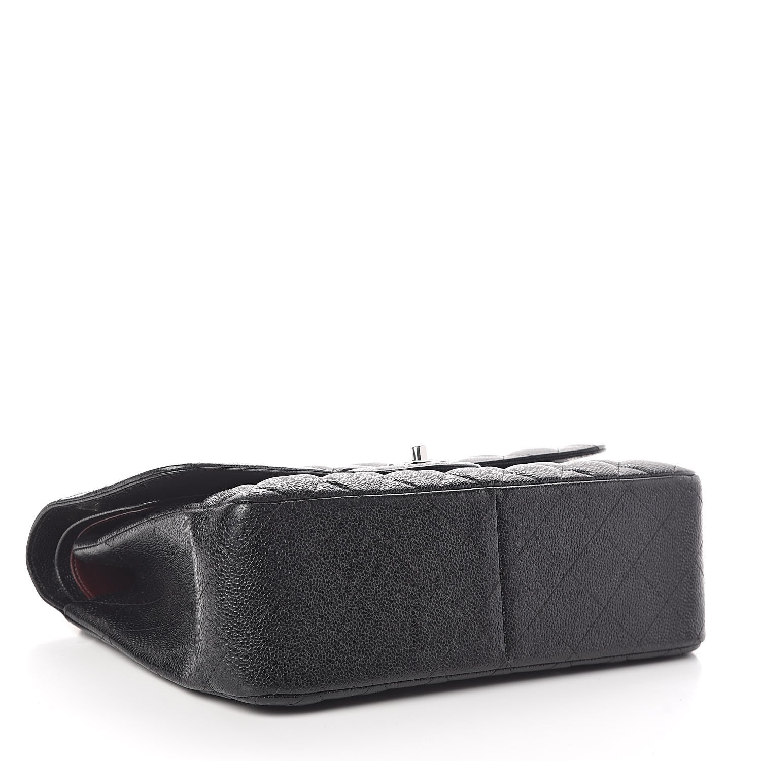 Chanel Caviar Quilted Jumbo Double Flap Black 4 of 11