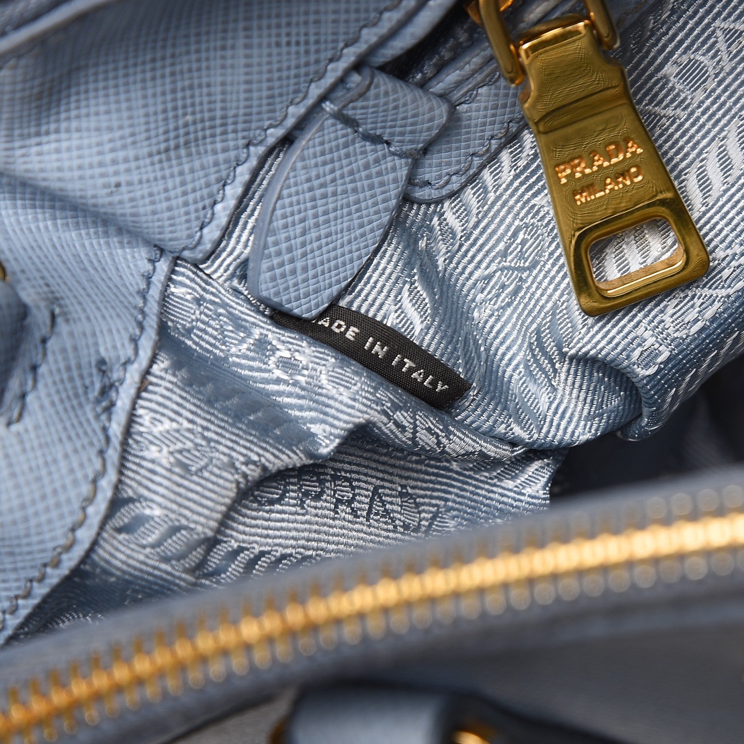 Prada Saffiano Small Galleria Double Zip Tote Astrale 10 of 17