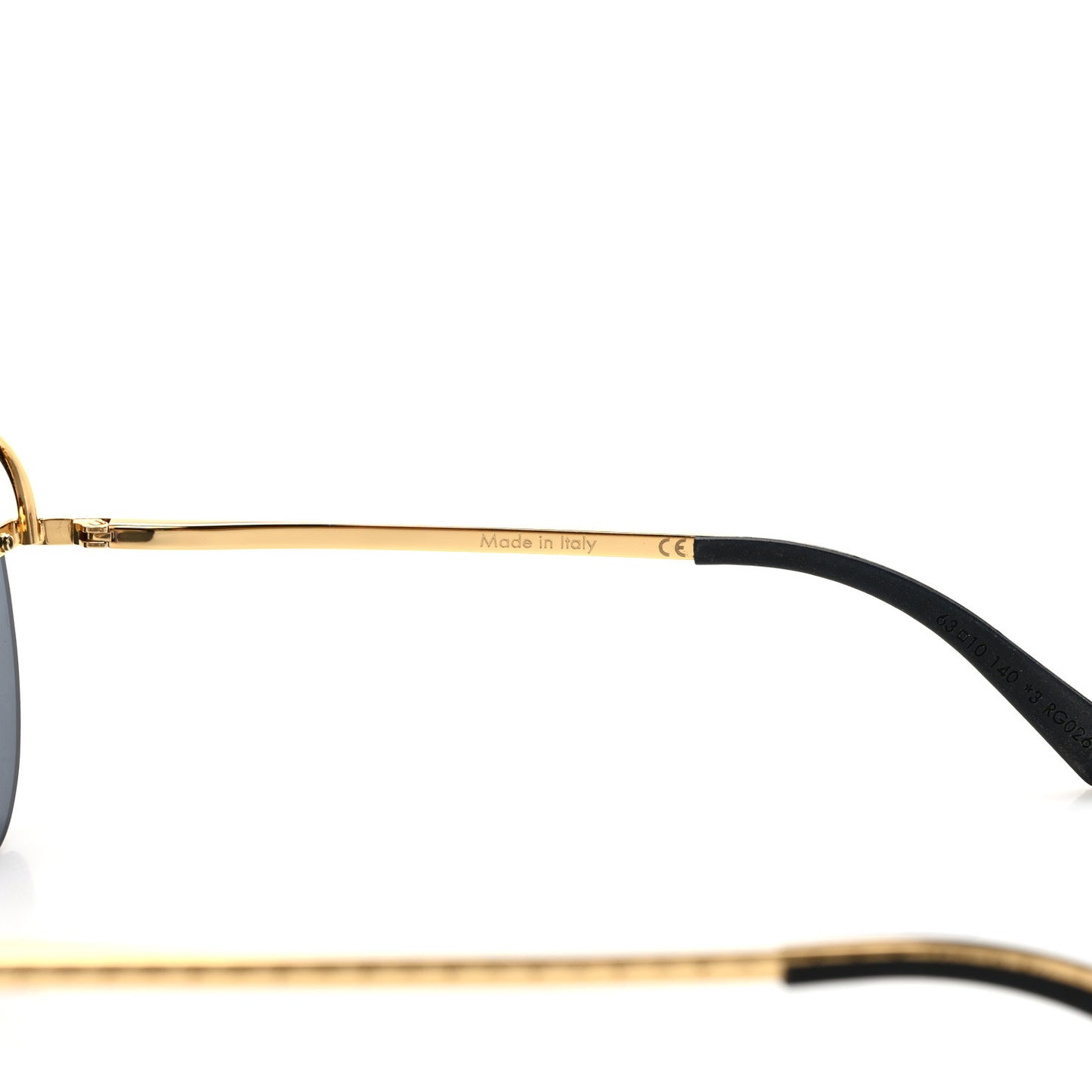 Metal Monogram Grease Sunglasses Z1172E Gold