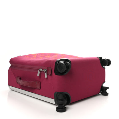 Louis Vuitton Knit Monogram Horizon Soft 55 Suitcase Fuchsia 3 of 9