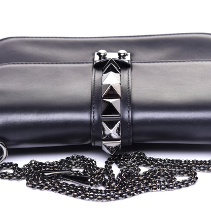 Valentino Garavani Vitello Medium Glam Lock Rockstud Flap Black 11 of 11