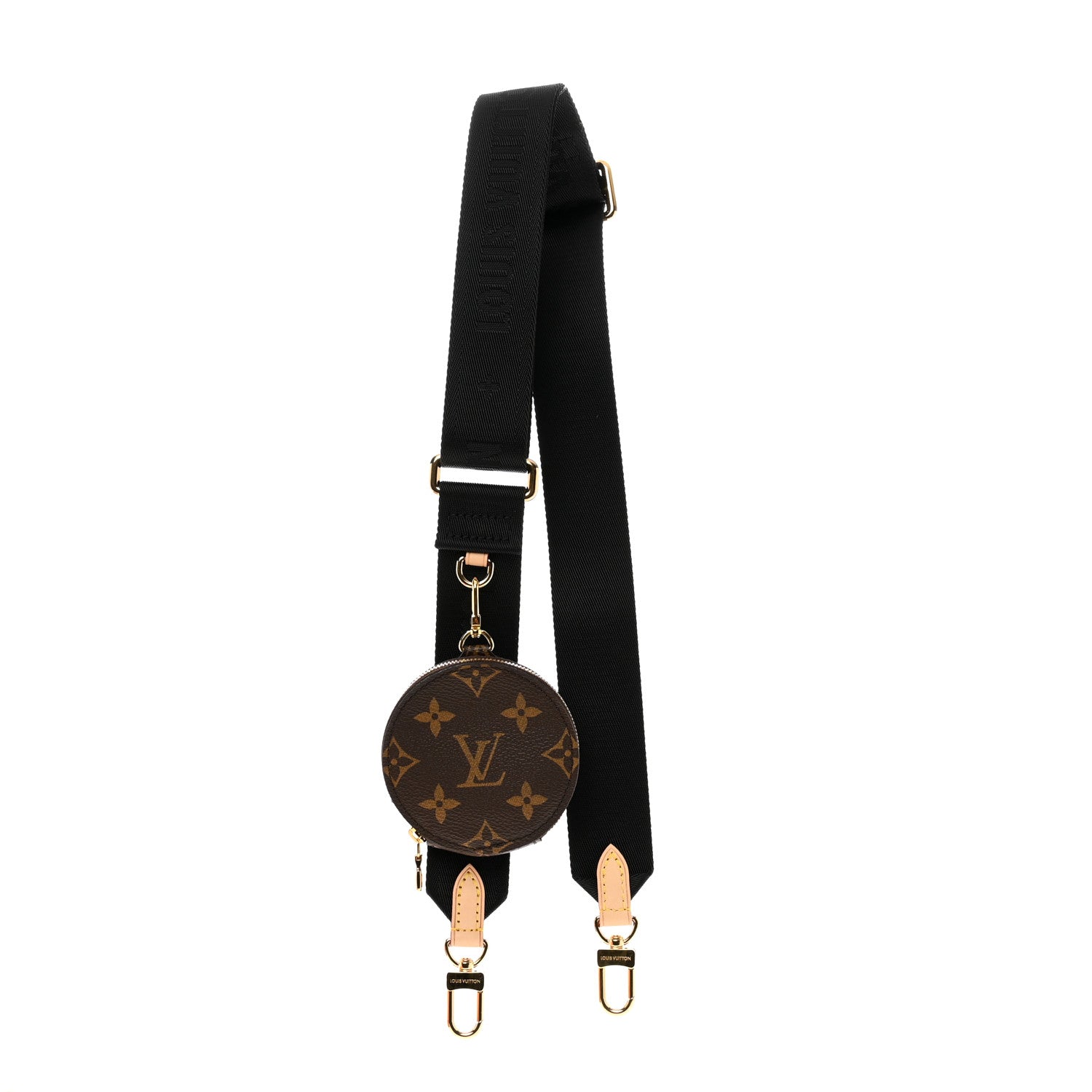 Louis Vuitton Monogram Multi Pochette Accessories Bandouliere Shoulder Strap Black 1 of 5