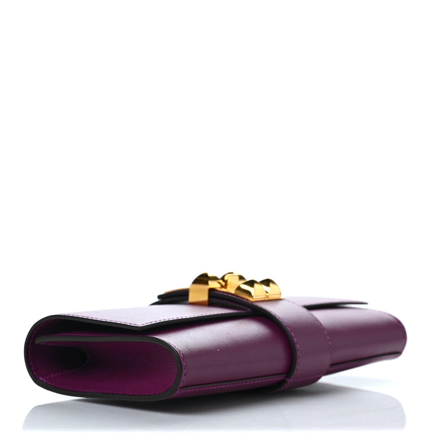 Hermes Tadelakt Medor 23 Clutch Anemone 4 of 9