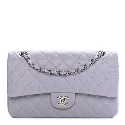 Chanel Caviar Quilted Medium Double Flap Light Purple 1 of 9