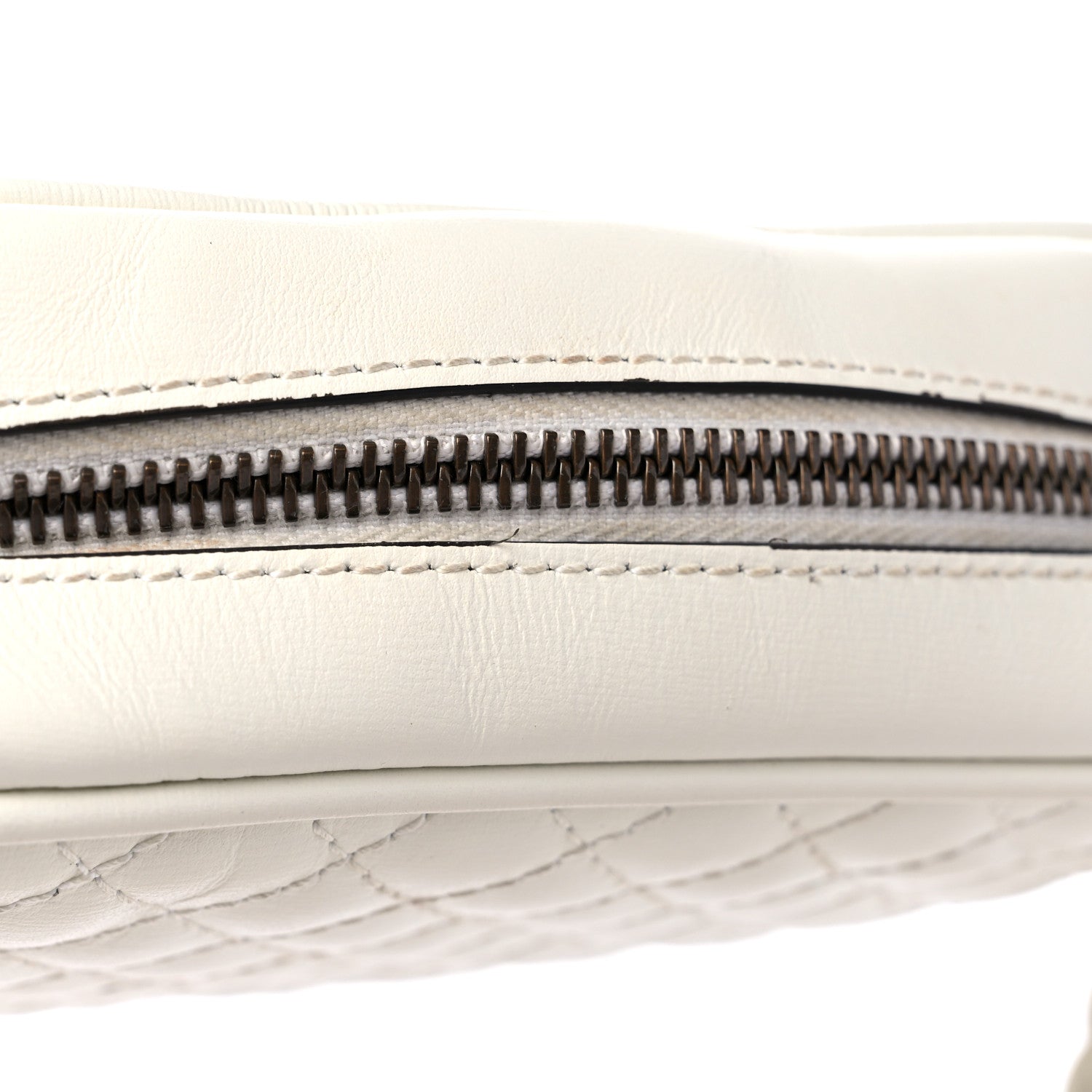 Gucci Calfskin Web Trapuntata Mini Shoulder Bag Off White 11 of 11