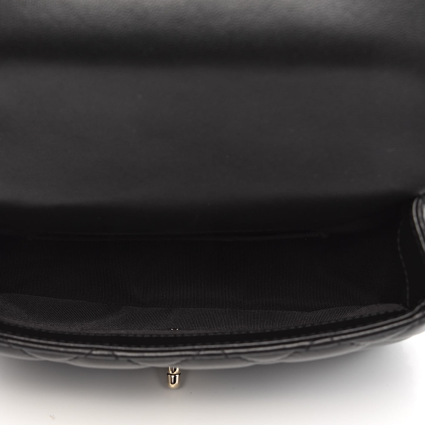 Lambskin Quilted Small My Precious Flap Black