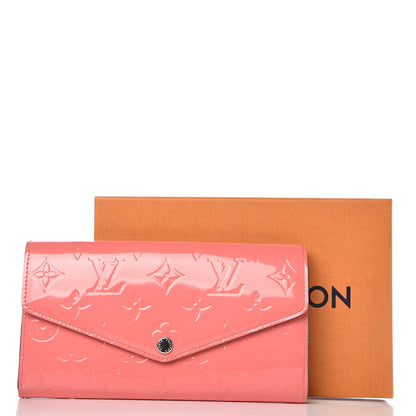 Louis Vuitton Vernis Sarah Wallet NM Poppy 7 of 7