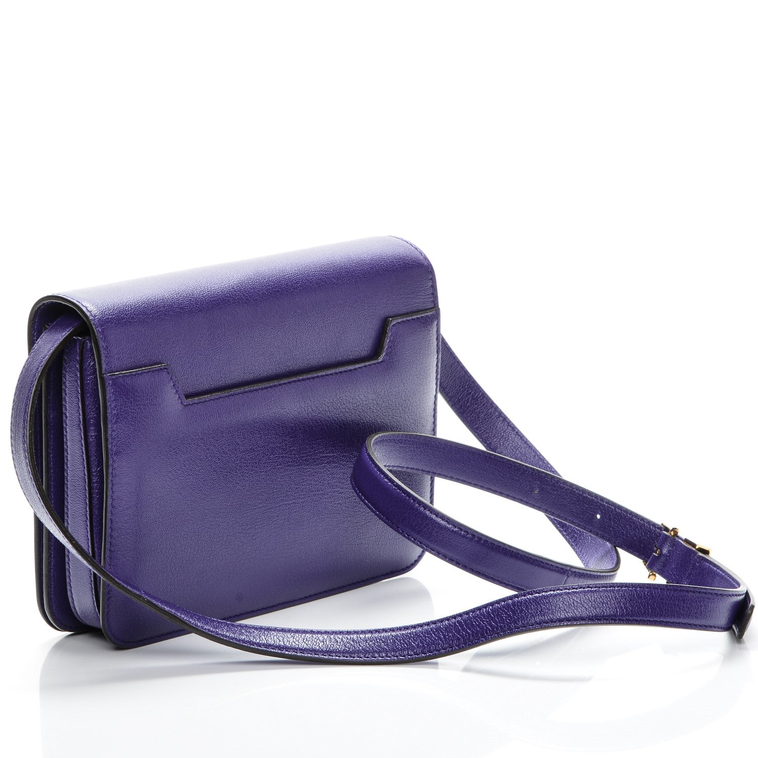 Tom Ford Calfskin Natalia Medium Bag Purple 3 of 8