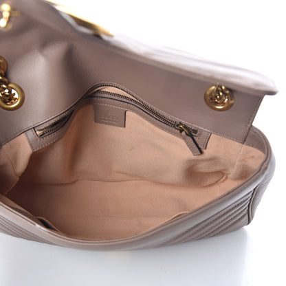 Gucci Calfskin Matelasse Medium GG Marmont Shoulder Bag Porcelain Rose 4 of 10
