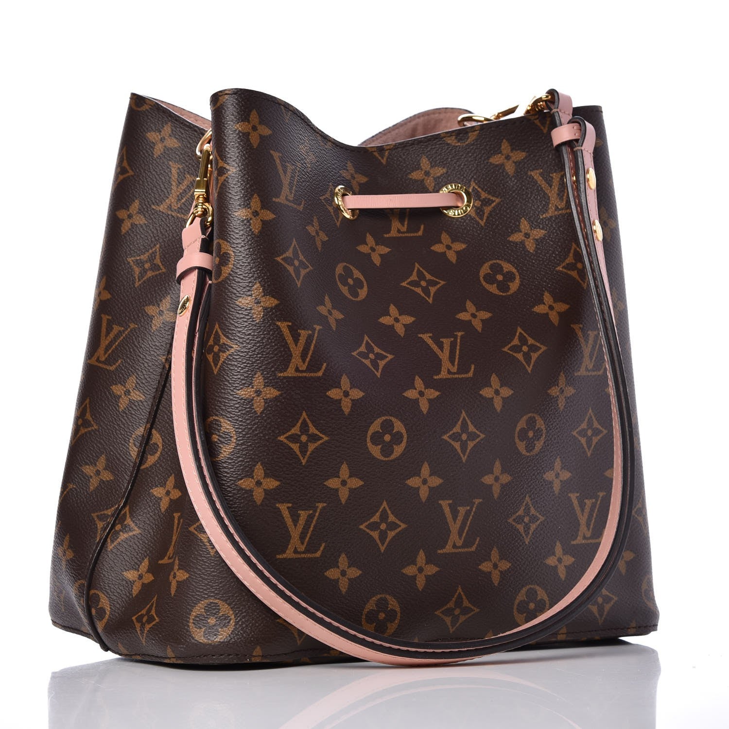 Louis Vuitton Monogram Neonoe MM Rose Poudre 3 of 8