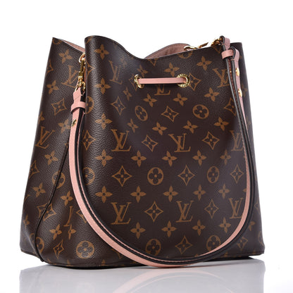 Louis Vuitton Monogram Neonoe MM Rose Poudre 3 of 8