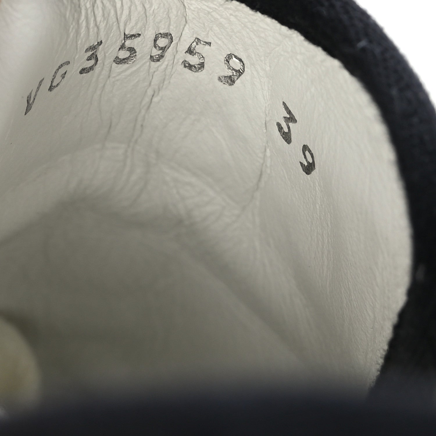 Chanel Printed Fabric Low Top Logo Sneakers 39 White Black 6 of 7