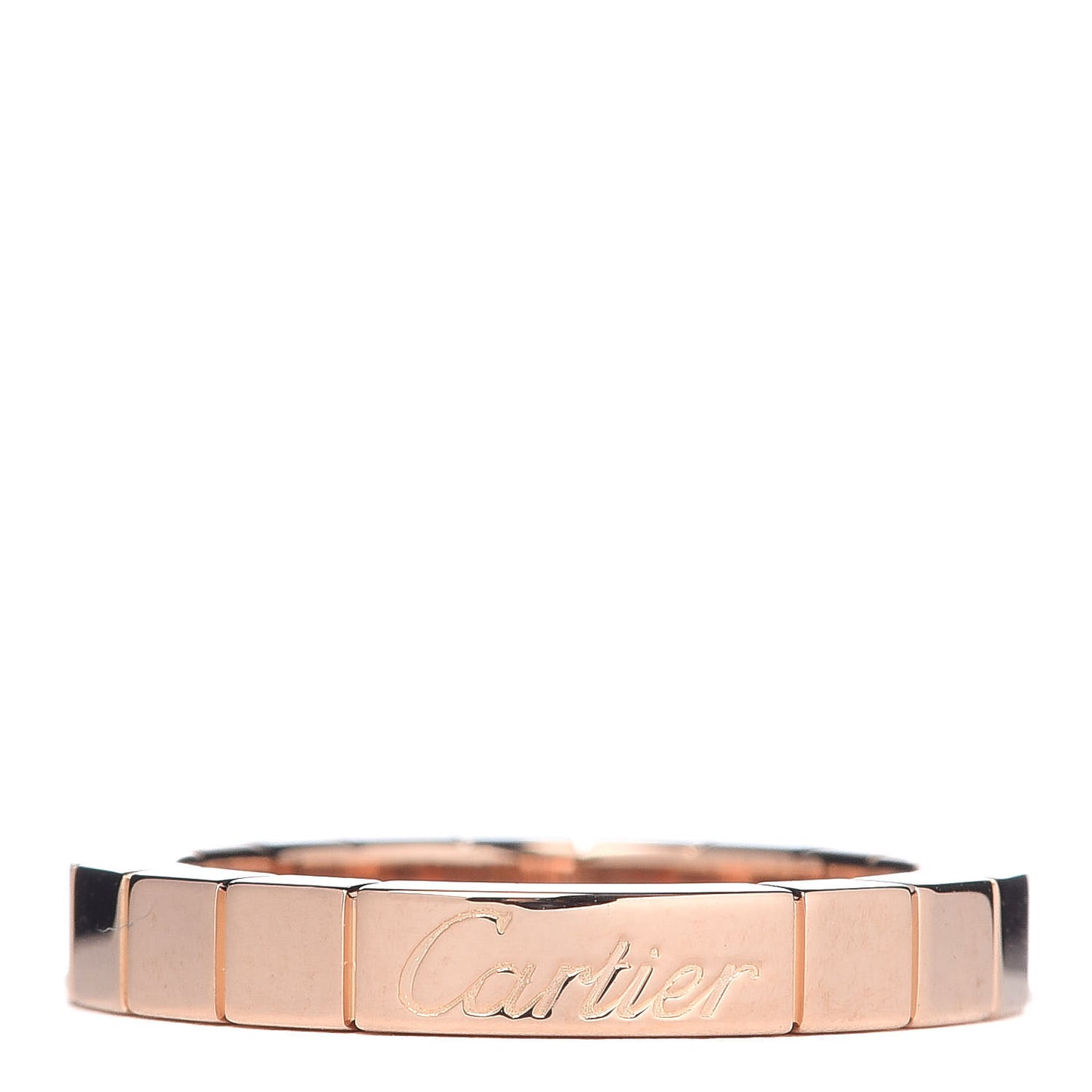 18K Pink Gold 3mm Lanieres Ring 49 4.75