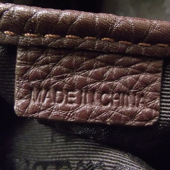 Leather Hobo Burgundy