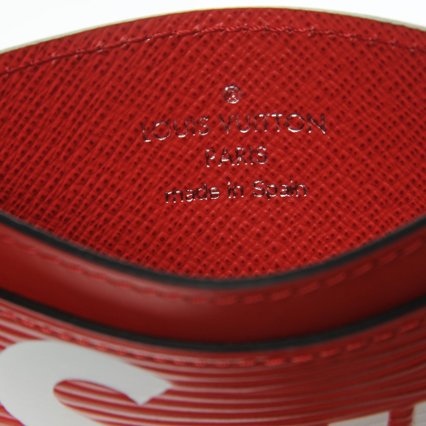 X SUPREME Epi Card Holder Red