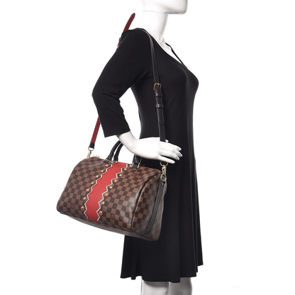 Louis Vuitton Damier Ebene Karakoram Speedy Bandouliere 30 2 of 12