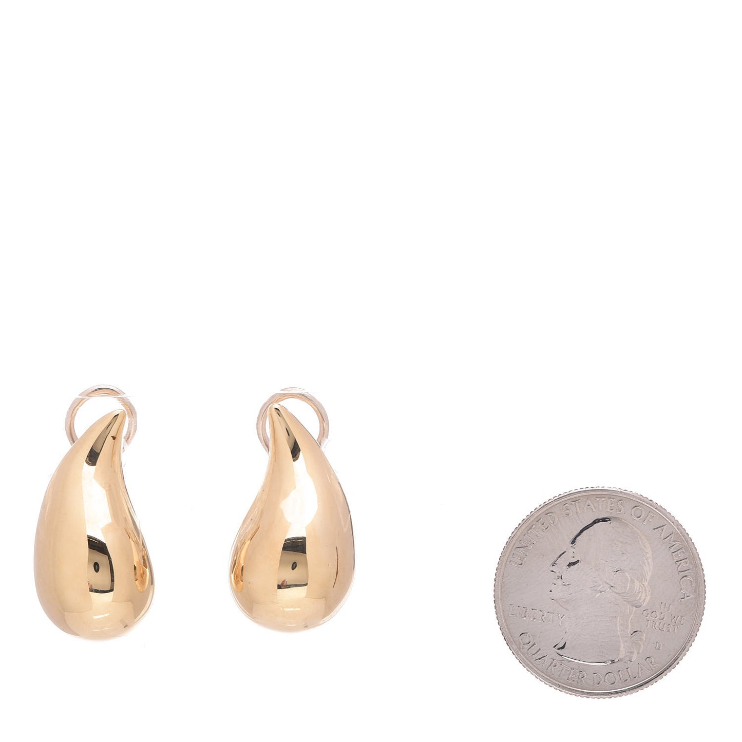 18K Yellow Gold Elsa Peretti Teardrop Earrings